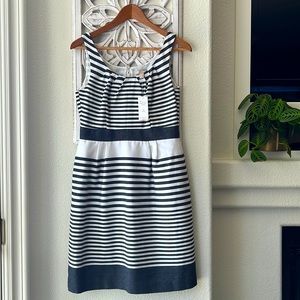 Fit and flared dress.